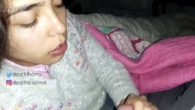 ฉันกลืนนมสะสมของสามีของฉันทั้งหมด - แสดงลิ้นด้วย CUM